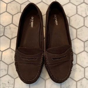 Old Navy brown loafers